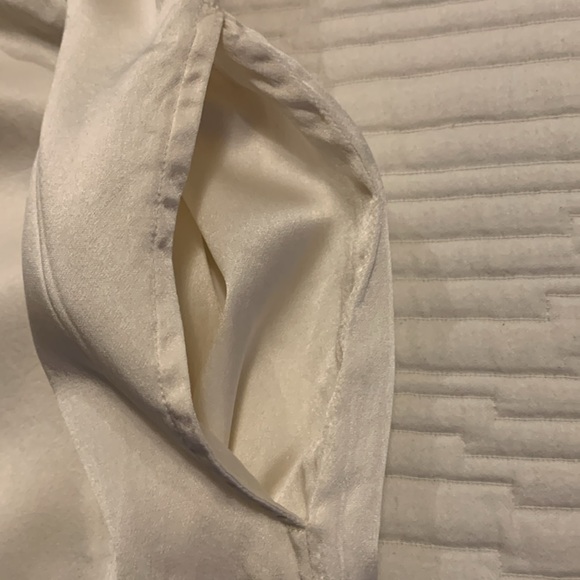 Women’s Silk Wide-Leg Coquette Minimalist Quite Luxury Lounging Pants Size 1X - Picture 7 of 13